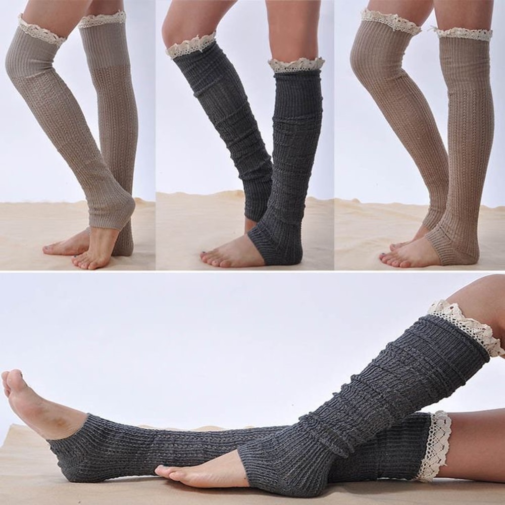 Crochet Lace Leg Warmer